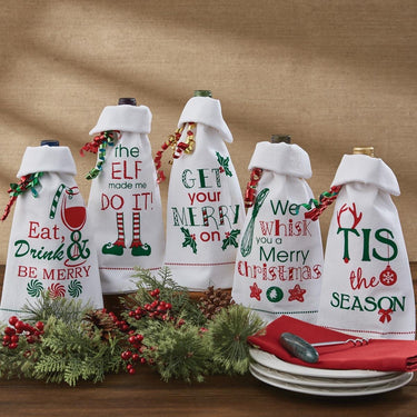 Get Your Merry On Print Dishtowel - Set of 6 Park Designs - The Fox Decor